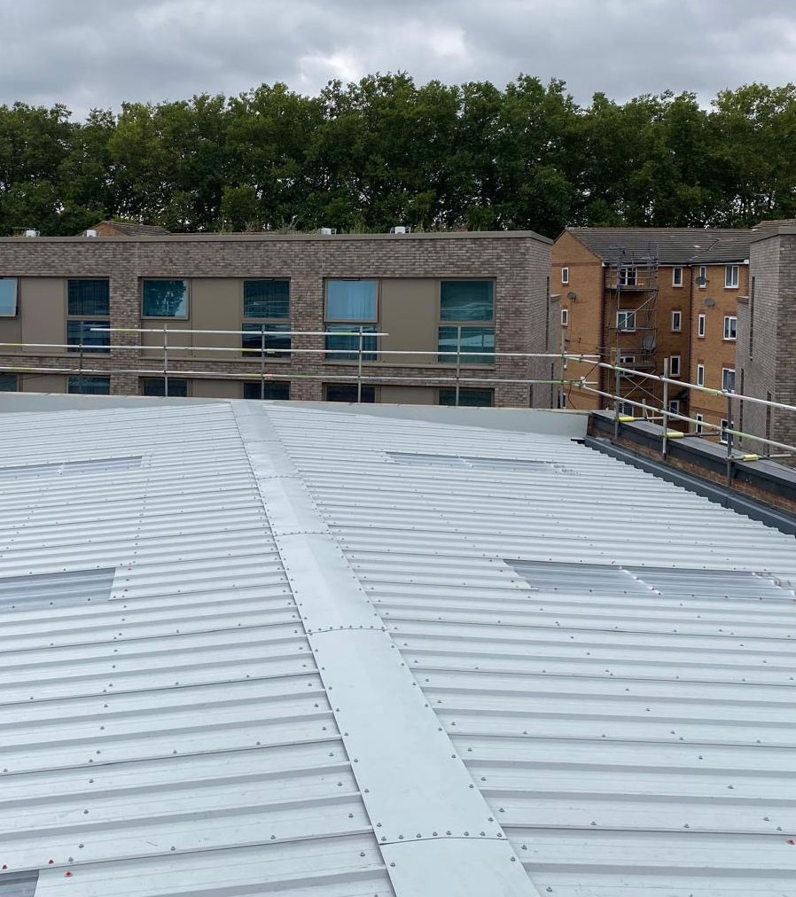 Asbestos Removal & New Roofing System, London